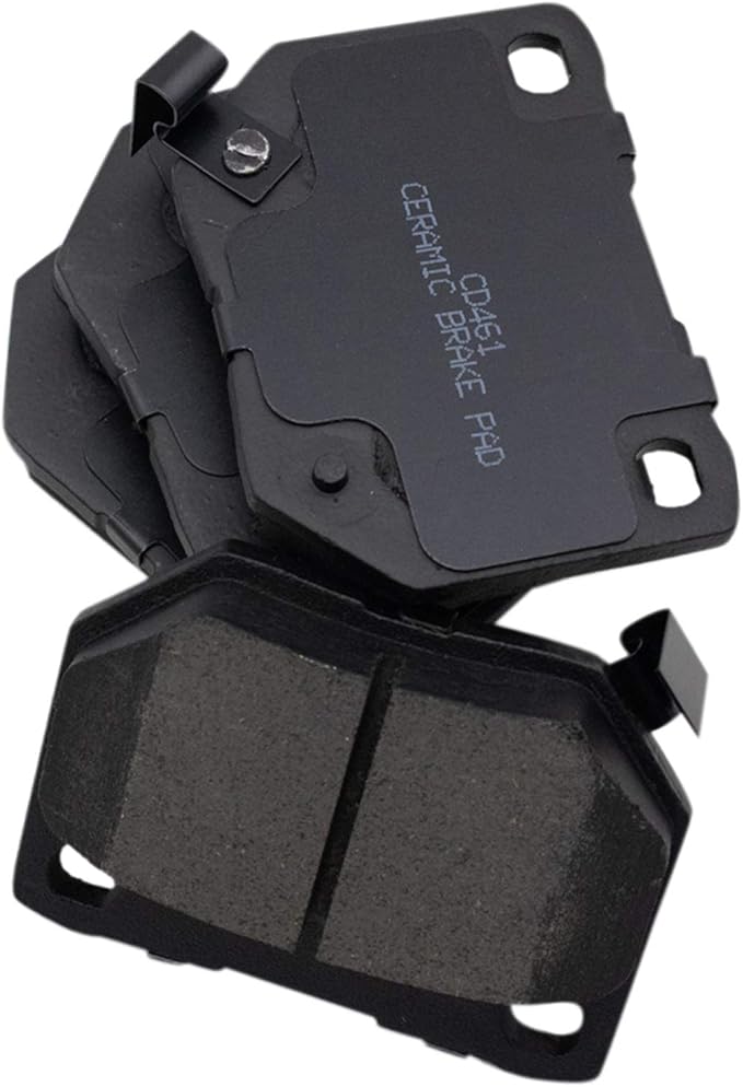 TRQ Rear Brake Pads Ceramic Compatible with 1990-1996 Nissan 300ZX 2006-2007 Subaru Impreza