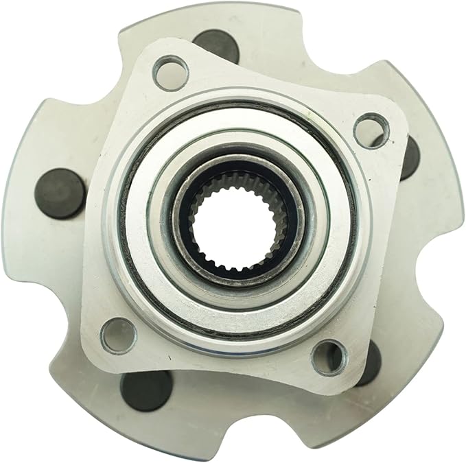 TRQ 2 Piece Rear Wheel Bearing & Hub Assembly Set AWD Compatible with 2009-2010 Pontiac Vibe 2009-2013 Toyota Matrix