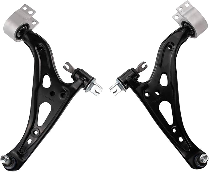 TRQ Front Left and Right Lower Control Arm with Ball Joint Set 2 Piece Compatible with 2018-2023 Chevrolet Equinox 2018-2023 GMC Terrain