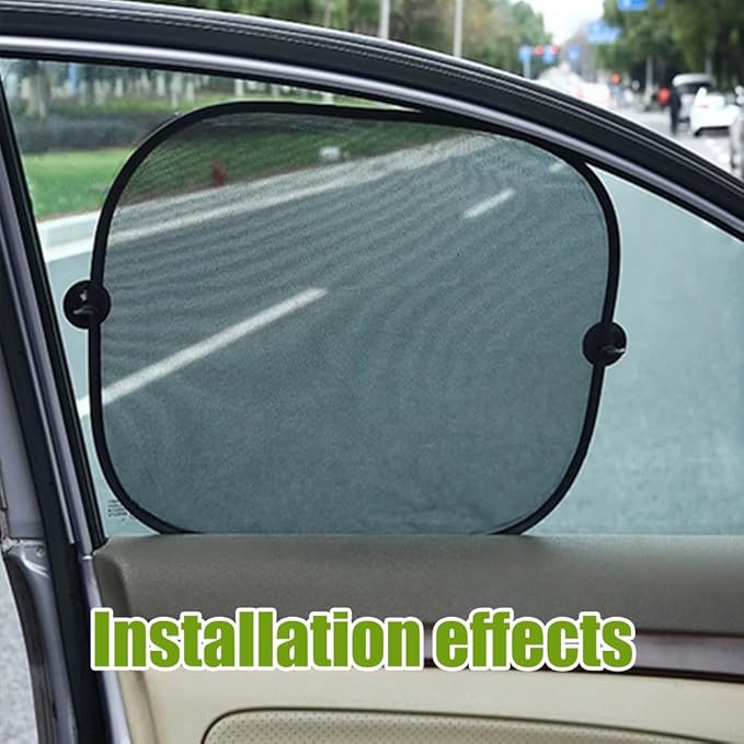 2PCS Car Window Shad, Universal Car Sunshade Side Window Cover, 17" 14" Sun Glare and UV Rays Protection for Your Child, 17.2"x14"/2PCS (Side Sunshade)