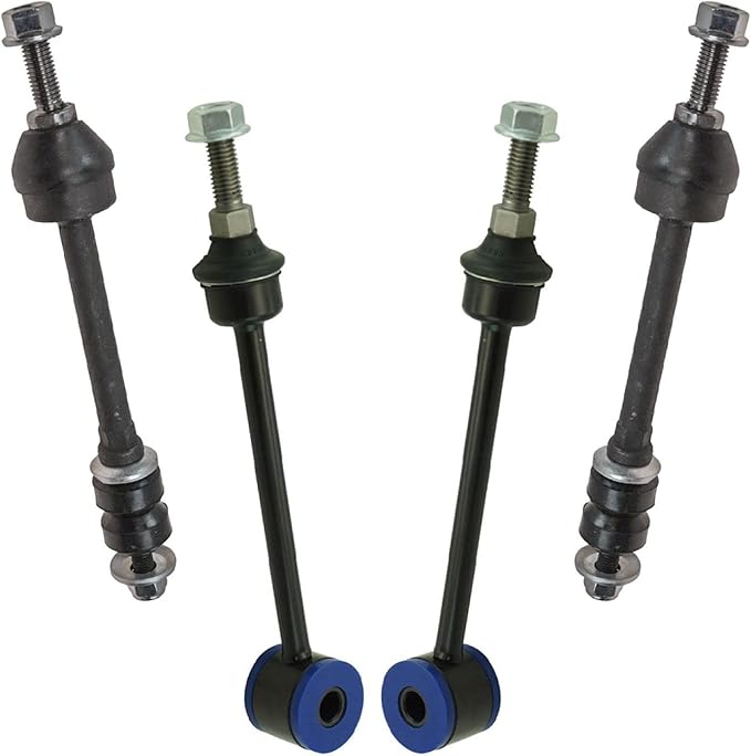 TRQ Front & Rear Sway Bar Stabilizer Link Set Compatible with 2006-2007 Dodge Ram 1500