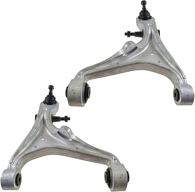 TRQ Front Lower Driver and Passenger Side Control Arm and Ball Joint Set 2 Piece Compatible with 08-13 Cadillac CTS All Wheel Drive 2014 CTS Coupe Wagon All Wheel Drive 05-11 STS All Wheel Drive