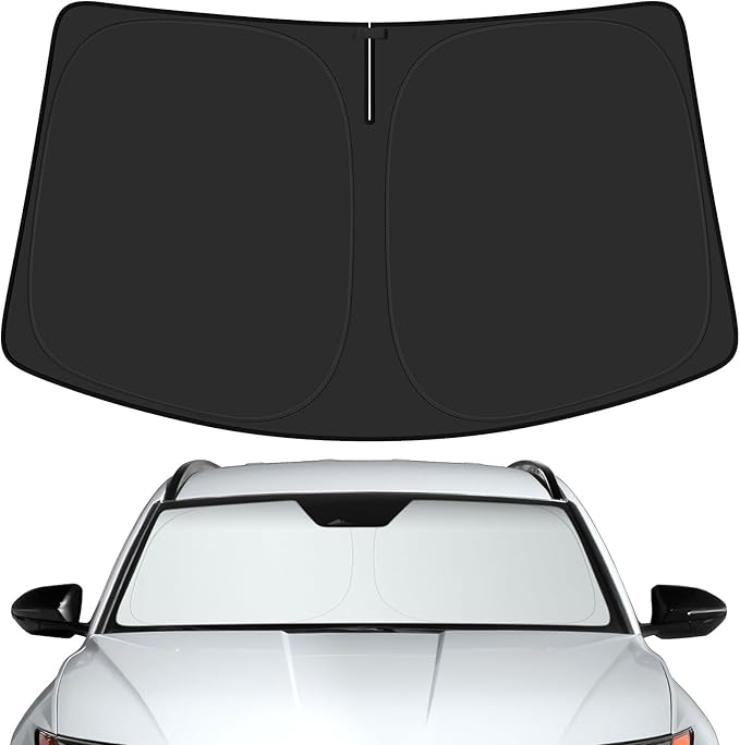 Car Windshield Sun Shade for Hyundai 2016-2025 2026 Tucson Accessories (OEM Design) Reflective Foldable Heat Insulation Sunshade for Ultimate Protection