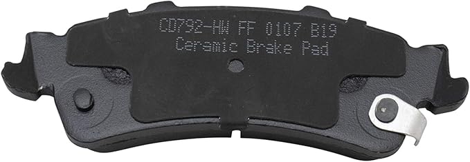 TRQ Rear Posi Ceramic Brake Pad Kit Set for Astro/Avalanche 1500 / Deville/Escalade/Escalade EXT/Safari/Sierra 1500 / Silverado 1500 / Tahoe/Yukon