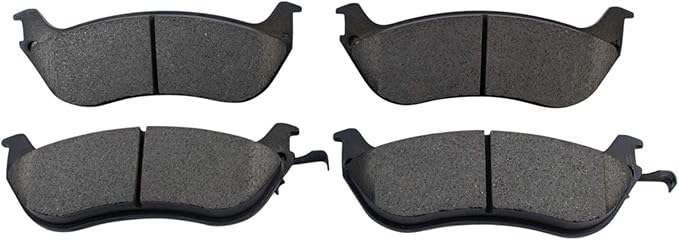 TRQ Rear Brake Pads Ceramic Compatible with 1996-2002 Ford Crown Victoria 1996-2002 Lincoln Town Car 1996-2002 Mercury Grand Marquis