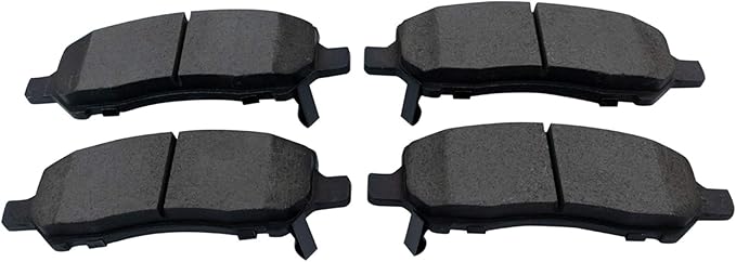 TRQ Rear Brake Pads Ceramic Hardware Wear Sensor Compatible with 2013-2016 Dodge Dart