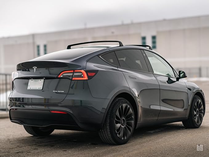 Tesloid.com Aluminum Roof Rack Cross Bars for Tesla Model Y