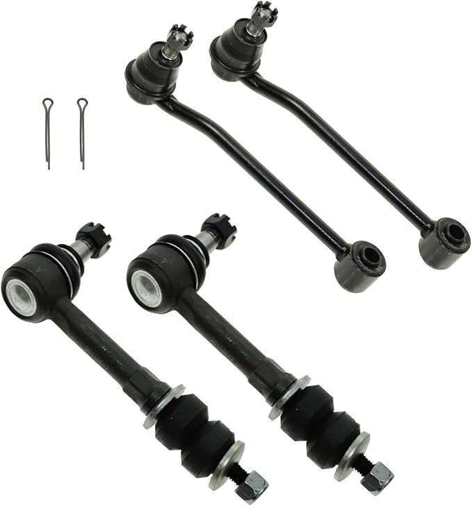 TRQ Front & Rear Sway Bar Stabilizer Link Set Compatible with 1995-1999 Dodge Ram 2500 Ram 3500