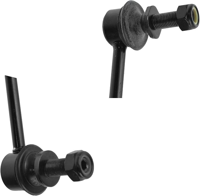 TRQ Front Driver and Passenger Side Sway Bar Link Set 2 Piece Compatible with 16-23 Toyota Tacoma 05-14 Tacoma 4 Wheel Drive 05-14 Tacoma Pre Runner Rear Wheel Drive 2015 Tacoma with 6 Lug Wheels