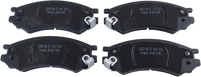 TRQ Front Brake Pads Ceramic Compatible with 1991-1992 Saturn SC 1993-2002 SC1 SC2 1991-2002 SL SL1 SL2 1993-1999 SW1 1993-2001 SW2