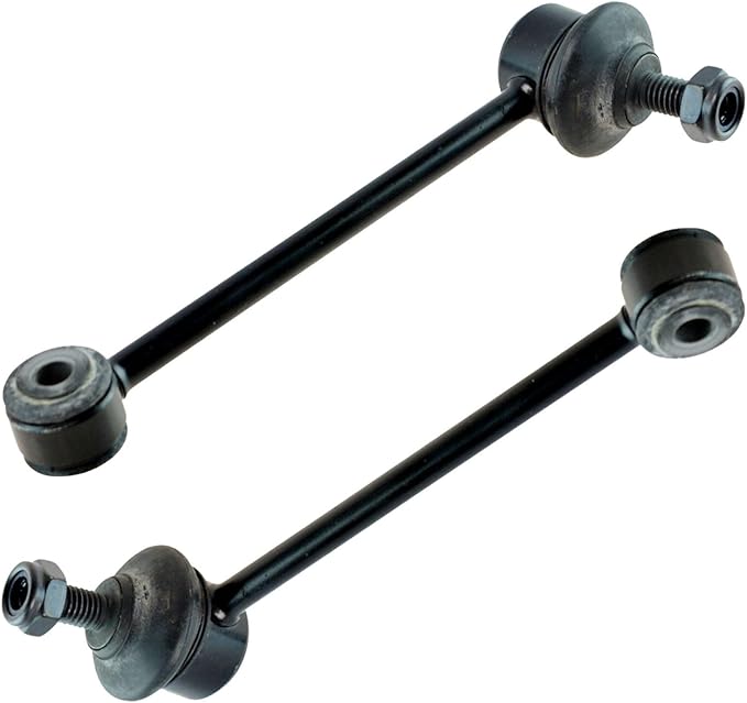 TRQ Rear Sway Bar End Link LH Driver RH Passenger Side Pair 2pc for E88 E90 E91 E92