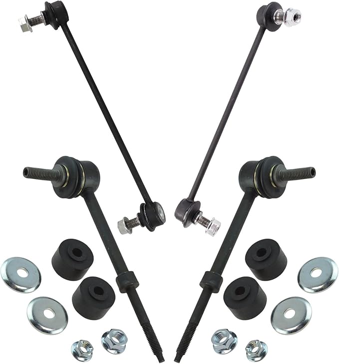 TRQ Sway Bar Stabilizer Link Set Front & Rear Compatible with 07-09 Equinox Torrent