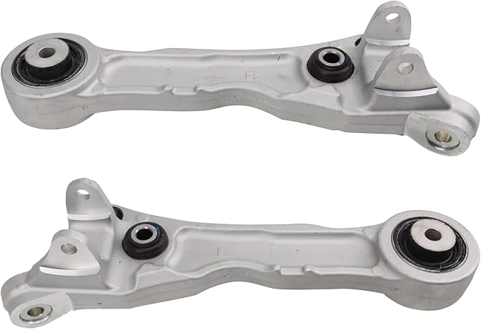 TRQ Front Lower Control Arm Set Compatible with 2003-2008 Jaguar S-Type 2005-2009 Super V8 2004-2009 Vanden Plas 2009-2015 XF 2010-2015 XFR 2013-2015 XFR-S XJ8 XJR 2007-2015 XK XKR 2012-2015 XKR-S