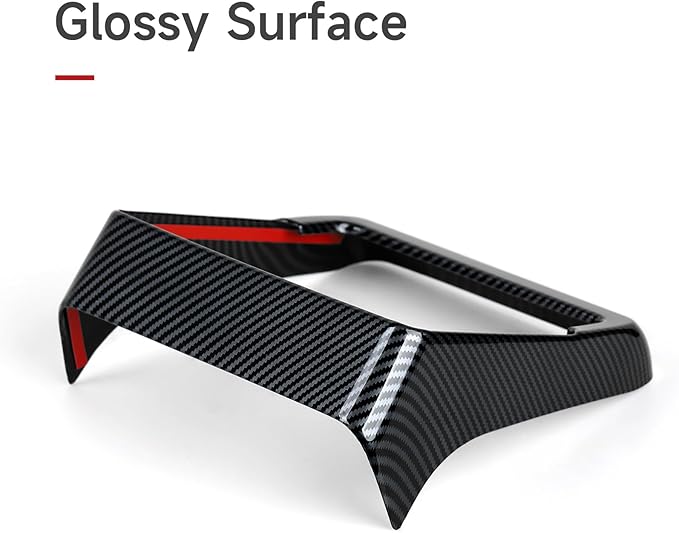 Car Rear AC Vent Cover Trim Carbon Color ABS Decal Sticker for Tesla Model 3 Highland 2024-2026 Model Y Juniper 2025 2026 Interior Accessories