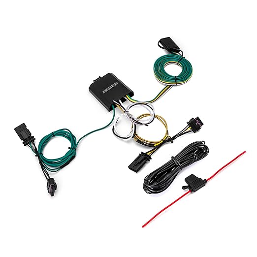 WeiSen 4-Pin Trailer Wiring Harness with Plug & Play Connector Compatible with Tesla Model 3 2020-2023