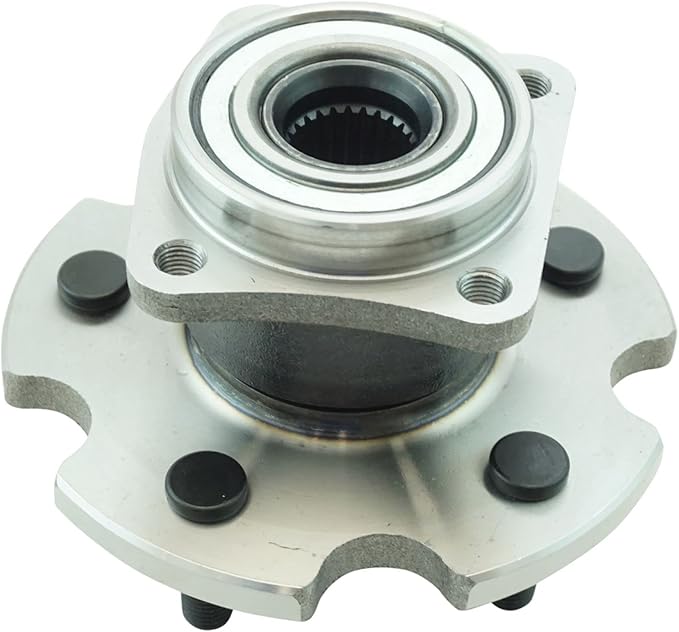 TRQ 2 Piece Rear Wheel Bearing & Hub Assembly Set AWD Compatible with 2009-2010 Pontiac Vibe 2009-2013 Toyota Matrix