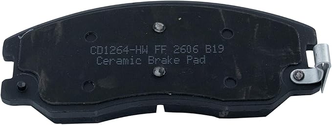 TRQ Front Brake Pads Ceramic Hardware Wear Sensor Compatible with 2012-2015 Chevrolet Captiva Sport 2007-2009 Equinox 2007-2009 Pontiac Torrent 2008-2010 Saturn Vue 2007-2009 Suzuki XL-7