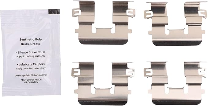 TRQ Rear Brake Pads Ceramic Compatible with 2019-2021 Hyundai Veloster 2019-2022 Kia Forte 2019-2021 Niro EV