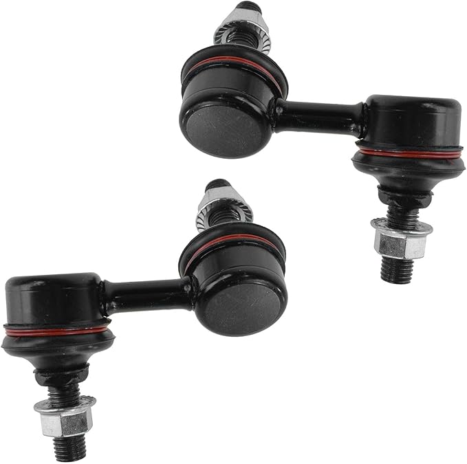 TRQ Front Driver and Passenger Side Sway Bar Link Set 2 Piece Compatible with 2001-2005 Honda Civic 2002-2006 CR-V 2003-2011 Element 2002-2006 Acura RSX