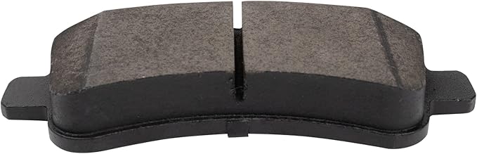 TRQ Rear Ceramic Brake Pad Set Compatible with 2014-2021 Ram ProMaster 1500 2014-2021 2500 2014-2021 3500 with Vented Rear Rotors Models