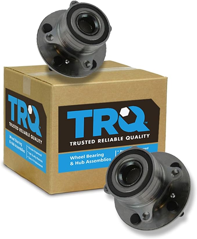 TRQ Front Left and Right Wheel Bearing and Hub Assembly Set 2 Piece Compatible with 2007-2013 Acura MDX 2010-2013 ZDX 2009-2015 Honda Pilot
