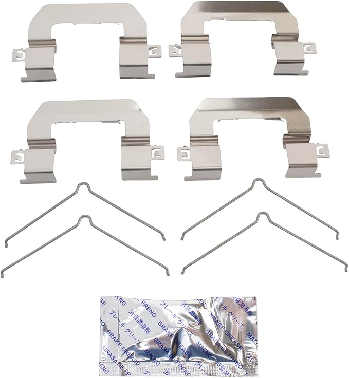 TRQ Front Brake Pads Ceramic Compatible with 2017-2018 Hyundai Santa Fe 2019 Santa Fe XL