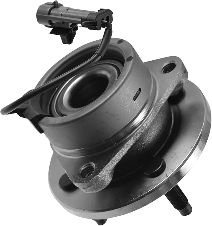 TRQ Front Left and Right Wheel Bearing and Hub Assembly Set 2 Piece Compatible with 05-08 Chevrolet Cobalt 4 Wheel ABS 4 Lug Wheels 09-10 Cobalt LS 09-10 Cobalt LT 03-07 Saturn Ion 07-09 Pontiac G5