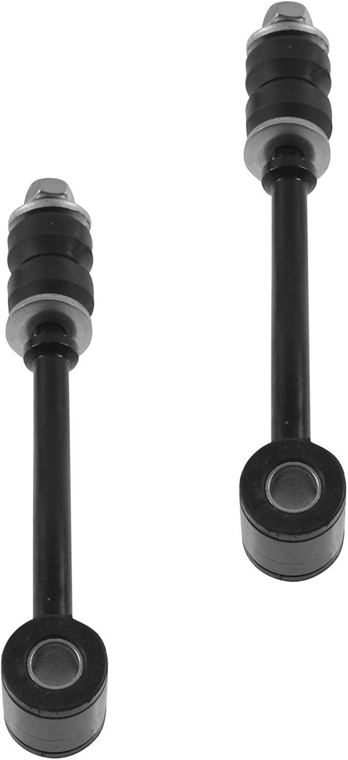 TRQ Front Driver and Passenger Side Sway Bar Link Set 2 Piece Compatible with 1991-2001 Jeep Cherokee 1993-1995 Grand Cherokee 1991-1992 Comanche 1993 Grand Wagoneer
