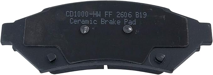 TRQ Front Brake Pads Ceramic Compatible with 2004 Pontiac Grand Prix