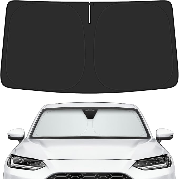 Car Windshield Sun Shade for Honda 2023 2024 2025 2026 HRV HR-V Accessories (OEM Design) Reflective Foldable Heat Insulation Sunshade for Ultimate Protection