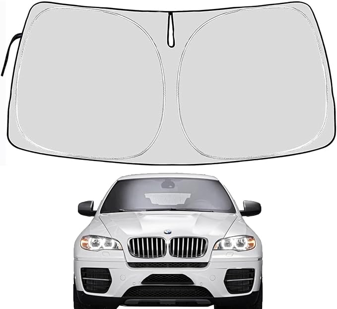Windshield Sun Shade Compatible with BMW X3 2025 2024 2023 2022 2021 2020 2019 2018