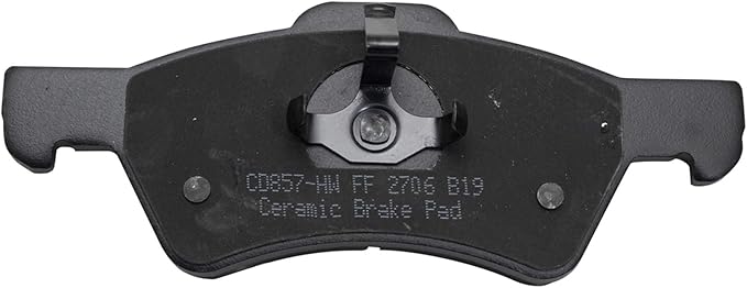TRQ Front Brake Pads Ceramic Hardware Compatible with 2001-2007 Chrysler Town Country 2001-2007 Caravan 2001-2007 Grand Caravan