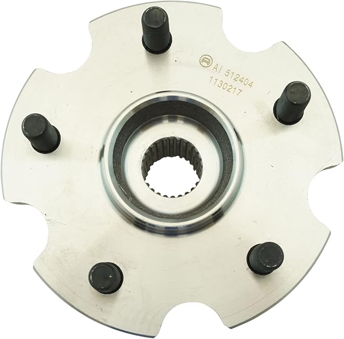 TRQ 2 Piece Rear Wheel Bearing & Hub Assembly Set AWD Compatible with 2009-2010 Pontiac Vibe 2009-2013 Toyota Matrix