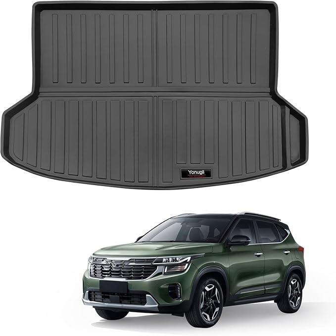 Custom for 2021-2026 Kia Seltos Cargo Mats Trunk Liner All Weather TPE Protection Mat Accessories (for 2021-2026 Kia Seltos)