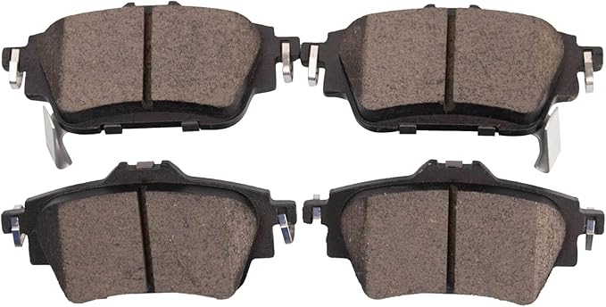 TRQ Rear Brake Pads Ceramic Compatible with 2020-2022 Nissan Sentra