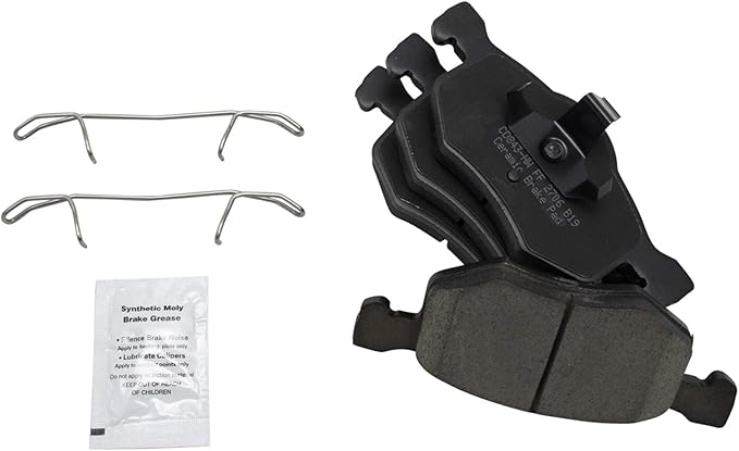 TRQ Front Brake Pads Ceramic Compatible with 2001-2007 Ford Escape 2001-2006 Mazda Tribute 2005-2007 Mercury Mariner