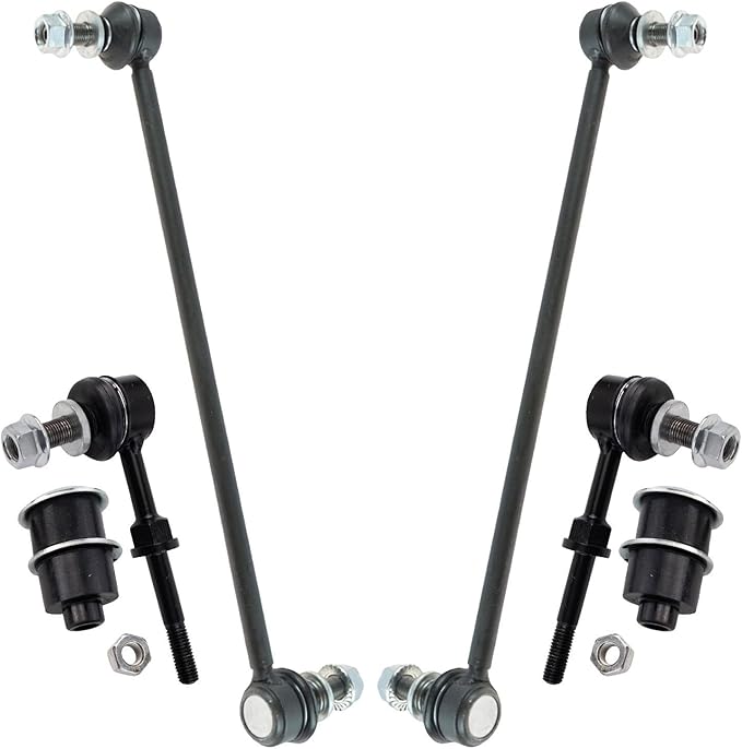 TRQ Front and Rear Sway Bar Link Set 4 Piece Compatible with 2010-2012 Lexus HS250h 2011-2017 CT200h 2011-2016 Scion tC 2016 iM 2017 Toyota Corolla iM