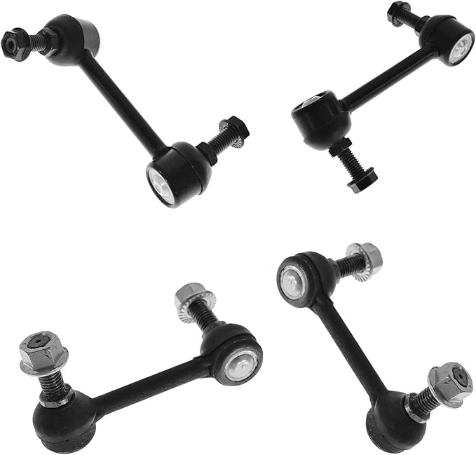 TRQ Sway Bar Link Kit Set of 4 Front Rear Left Right for Chevy GMC Buick Saab
