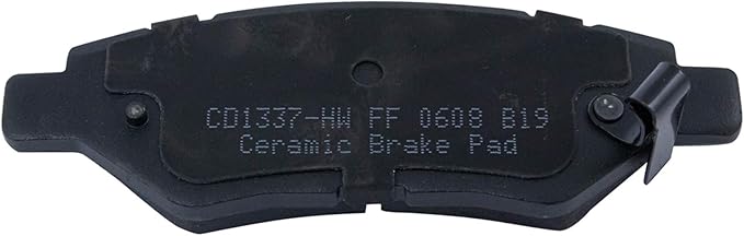 TRQ Rear Brake Pads Ceramic Compatible with 2008-2014 Cadillac CTS 2010-2016 SRX 2010-2015 Chevrolet Camaro 2011 Saab 9-4X