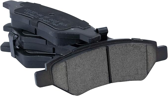 TRQ Rear Brake Pads Ceramic Compatible with 2008-2014 Cadillac CTS 2010-2016 SRX 2010-2015 Chevrolet Camaro 2011 Saab 9-4X