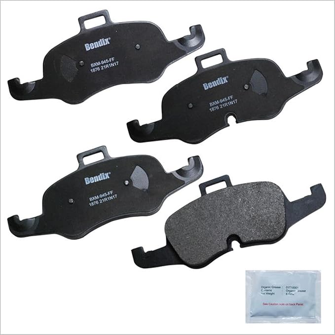 Bendix Priority1 CFM1876 Semi-Metallic Front Brake Pads for Audi TT 2018, TTS Quattro 2016