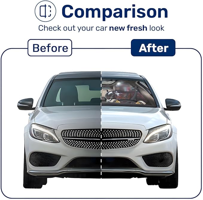 Horror Windshield Sun Shade for Car SUV Truck (55x30 Inches), Front Window Visor for Windows, Protector Blocks UV