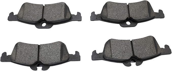 TRQ Rear Brake Pads Ceramic Compatible with 2002-2008 Mini Cooper