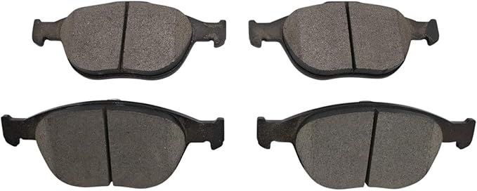 TRQ Front Brake Pads Ceramic Compatible with 2002-2004 Ford Focus 2010-2013 Transit Connect