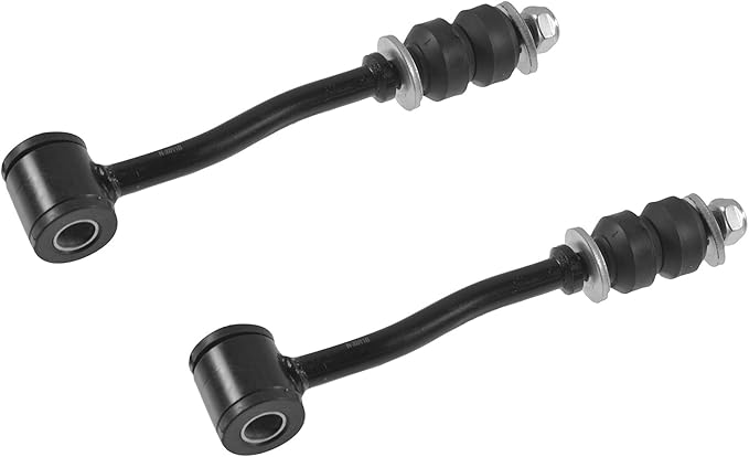 TRQ Front Driver and Passenger Side Sway Bar Link Set 2 Piece Compatible with 1991-2001 Jeep Cherokee 1993-1995 Grand Cherokee 1991-1992 Comanche 1993 Grand Wagoneer