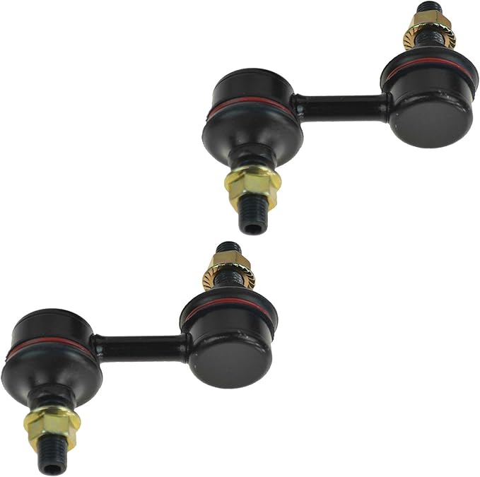 TRQ Front & Rear Sway Bar Stabilizer Link Set Compatible with 2001-2005 Chrysler Sebring Dodge Stratus 2000-2005 Mitsubishi Eclipse 1999-2003 Galant