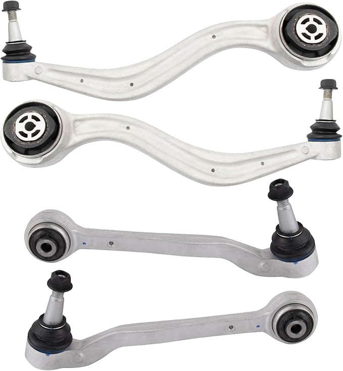 TRQ Front Left and Right Lower Control Arm with Ball Joint Set 4 Piece Compatible with 2013-2019 Cadillac ATS 2020-2023 Cadillac CT4