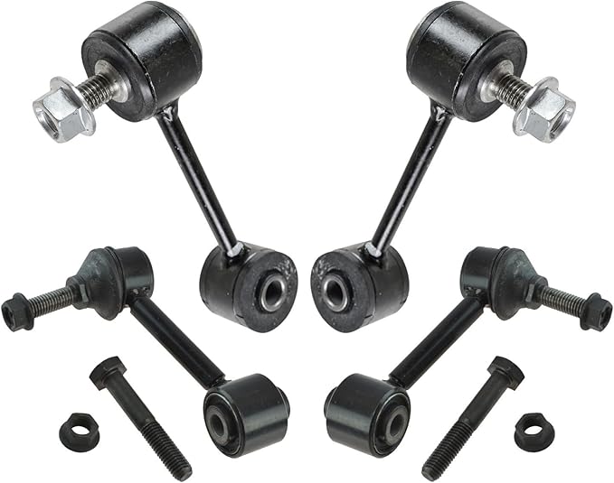 TRQ Sway Bar Stabilizer Link Set Front & Rear Compatible with 05 Jetta