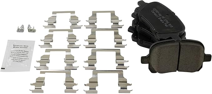 TRQ Front Brake Pads Ceramic Compatible with 1997-2001 Lexus ES300 1999-2001 RX300 1998-2004 Toyota Avalon Camry 1999-2003 Solara
