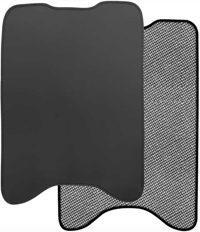 BestEvMod Foldable Roof Sunshade Compatible with Mustang Mach-E 2021-2026 Accessories Upgraded Heat Reflective Tech Accessories,Sunroof Reflective Cover Blocks Glare Blocks UV Ray (Black)